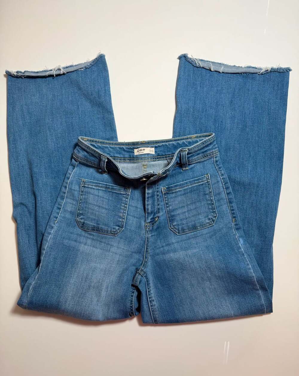 Oat New York Sailor Pant Size 2/26 Blue Denim